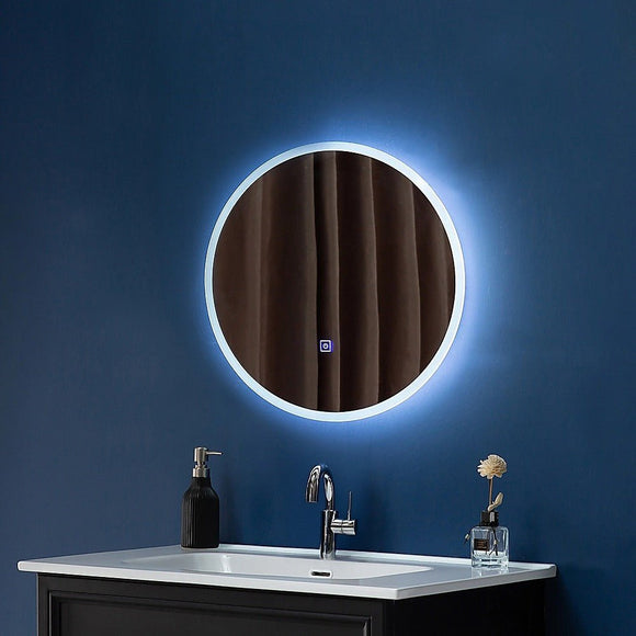 80cm LED Wall Mirror Bathroom Mirrors Light Decor Round - RnR Galore
