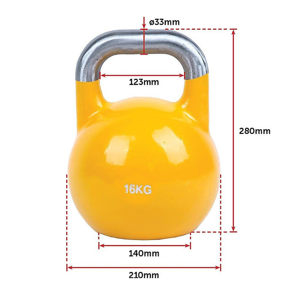 8KG, 12KG, 16KG Pro - Grade Steel KettleBell Set - RnR Galore