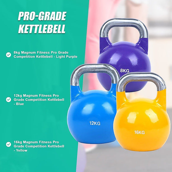 8KG, 12KG, 16KG Pro - Grade Steel KettleBell Set - RnR Galore