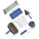 8Pcs/Set Pro Paint Roller Brush Handle Flocked Edger Wall Painting Hand Tool - RnR Galore