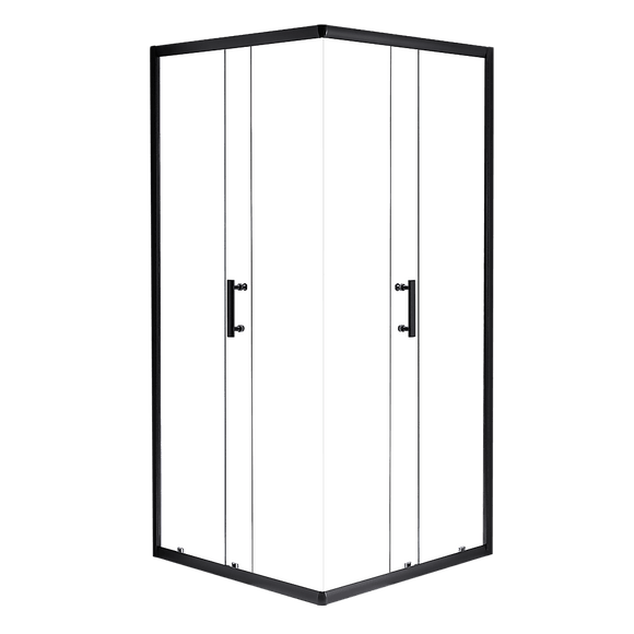 900 x 900mm Sliding Door Nano Safety Glass Shower Screen By Della Francesca - RnR Galore