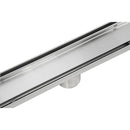 900mm Tile Insert Bathroom Shower Stainless Steel Grate Drain w/Centre outlet Floor Waste - RnR Galore