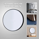 90cm Round Wall Mirror Bathroom Makeup Mirror by Della Francesca - RnR Galore