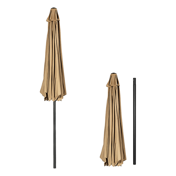 9FT Patio Umbrella Outdoor Garden Table Umbrella with 8 Sturdy Ribs - RnR Galore