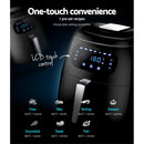 Devanti Air Fryer 8.5L LCD Fryers-3