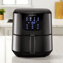 Devanti Air Fryer 7L LCD Fryers Black-1