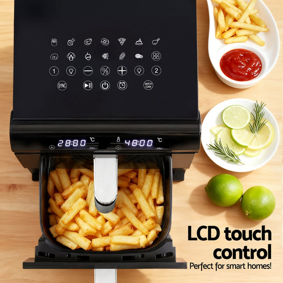 Devanti Air Fryer Oven 11L Dual Zone Fryers