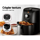 Devanti Air Fryer 2.5L Knob Fryers-8
