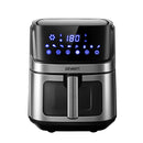 Devanti Air Fryer 6.5L LCD Fryers Clear Window-3