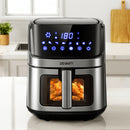 Devanti Air Fryer 6.5L LCD Fryers Clear Window-7