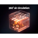 Devanti Air Fryer 15L LCD Fryers Oven-6