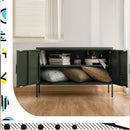 Artiss Buffet Sideboard Metal Cabinet - BASE Green-6