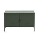 Artiss Buffet Sideboard Metal Cabinet - BASE Green-3