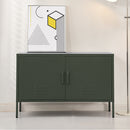 Artiss Buffet Sideboard Metal Cabinet - BASE Green-1
