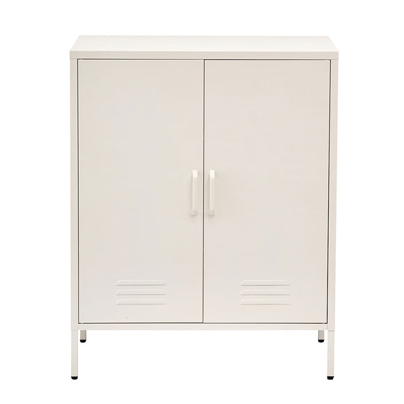 Artiss Buffet Sideboard Metal Cabinet - SWEETHEART White