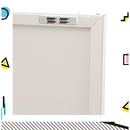 Artiss Buffet Sideboard Metal Cabinet - SWEETHEART White-4