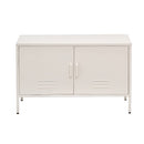 Artiss Buffet Sideboard Metal Cabinet - SWEETHEART White-2