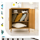 Artiss Buffet Sideboard Metal Cabinet - SWEETHEART Yellow-6