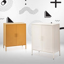 Artiss Buffet Sideboard Metal Cabinet - SWEETHEART Yellow-7