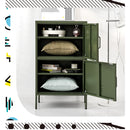 ArtissIn Buffet Sideboard Metal Cabinet - DOUBLE Green-6