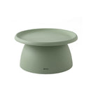 Artiss Coffee Table Round 71CM Plastic Green-1