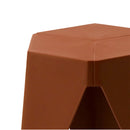 Artiss 2x Bar Stools Puzzle Plastic Foot Stool Red-4