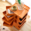 ArtissIn Storage Trolley Bedside Table 5 Tier Cart Boby Replica Orange-5