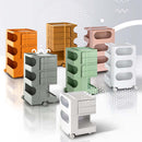 ArtissIn Storage Trolley Bedside Table 5 Tier Cart Boby Replica Orange-6