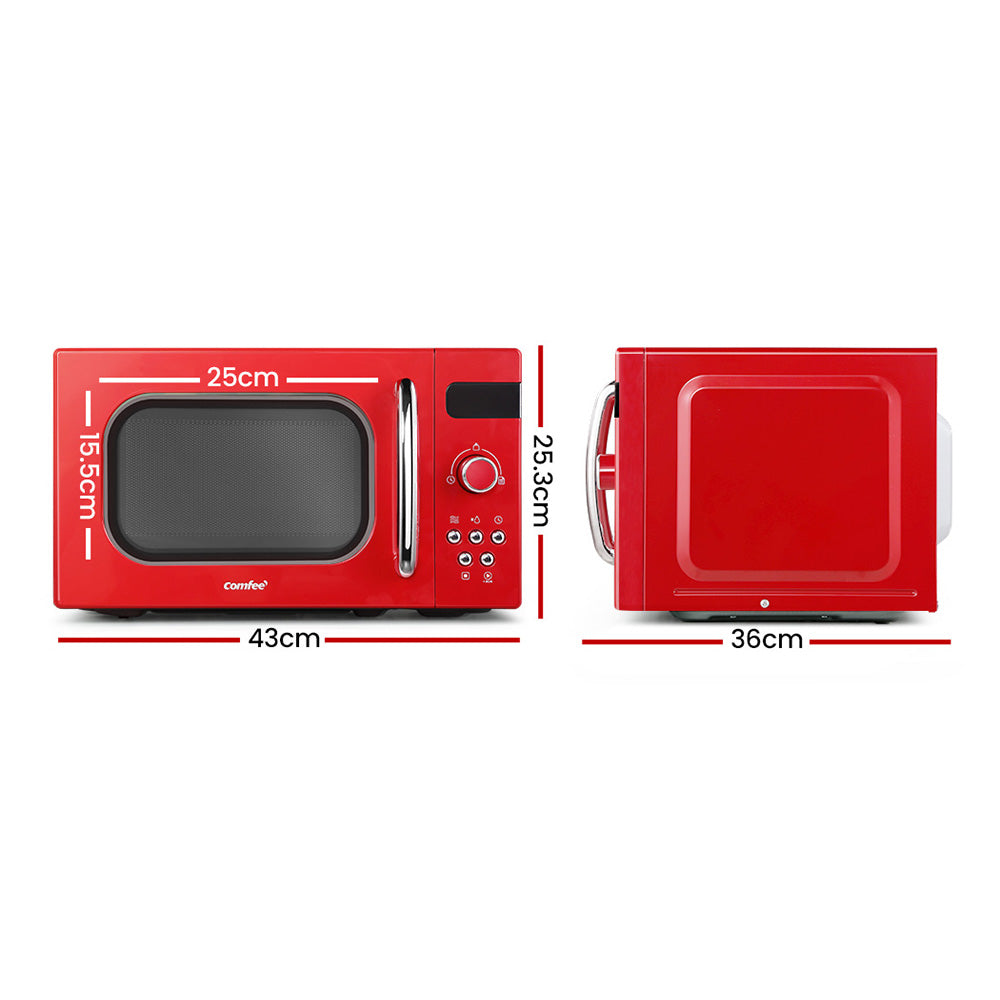 Comfee 20L Microwave Oven 800W Red - 0