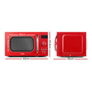 Comfee 20L Microwave Oven 800W Red-2