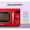 Comfee 20L Microwave Oven 800W Red-4