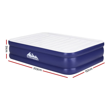 Weisshorn Air Mattress Queen Inflatable Bed Air bed 51cm - 0