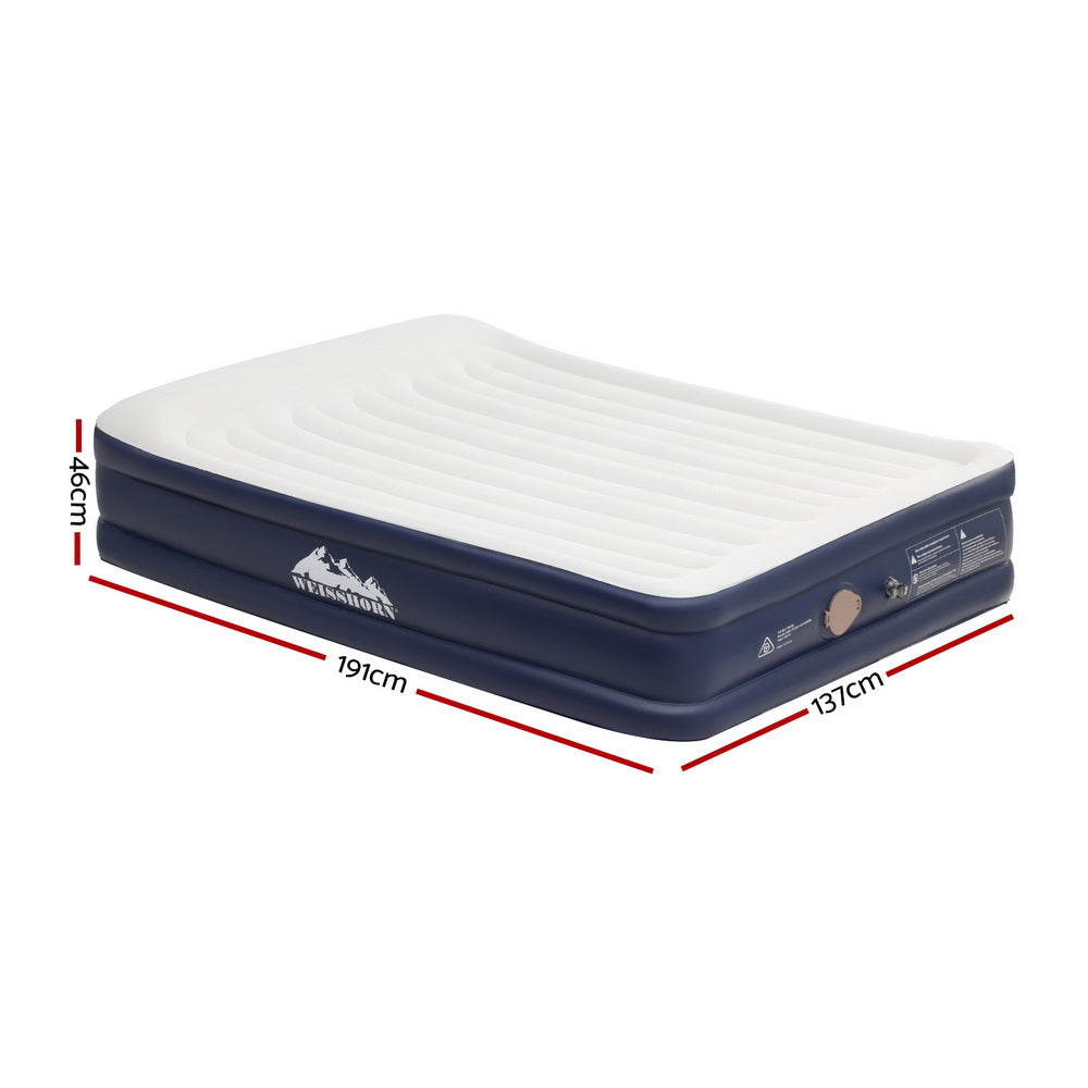 Weisshorn Air Mattress Double Inflatable Bed 46cm Air bed - 0