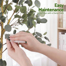 Artiss 150cm Artificial Eucalyptus Tree with Realistic Textured Leaves for Indoor Home Office Decor-6