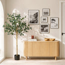 Artiss 150cm Artificial Eucalyptus Tree with Realistic Textured Leaves for Indoor Home Office Decor-7
