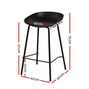 Artiss 2x Bar Stools Kitchen Counter Stools Metal-2