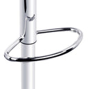 Artiss 2x Bar Stools Gas Lift Leather Padded White-8