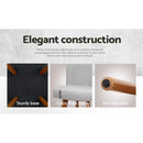 Artiss 4x Bar Stools Linen Padded Wooden Grey-13