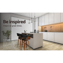 Artiss 4x Bar Stools Swivel PU Seat Wooden-9