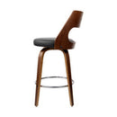 Artiss 4x Bar Stools Swivel Leather Chair 65cm-3