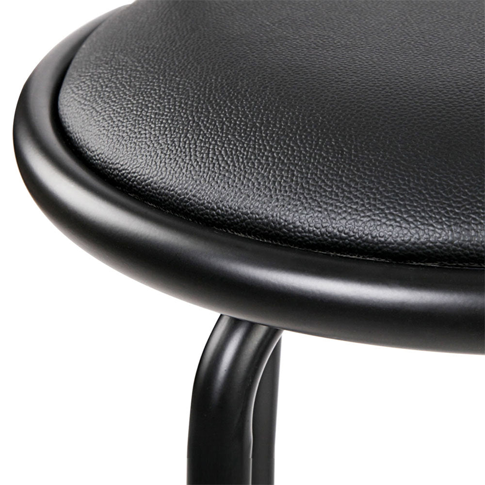 Artiss 2x Bar Stools Swivel Leather Padded Metal