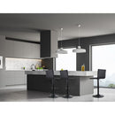 Artiss 4x Bar Stools Gas Lift Linen Fabric Black-14