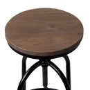 Artiss Bar Stools Adjustable Wood Chairs-4