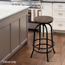 Artiss Bar Stools Adjustable Wood Chairs-8