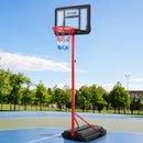 Everfit Adjustable 1.6M Kids Basketball Hoop Stand System Portable Wheeled Base-1