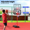 Everfit Adjustable 1.6M Kids Basketball Hoop Stand System Portable Wheeled Base-6
