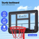 Everfit Adjustable 1.6M Kids Basketball Hoop Stand System Portable Wheeled Base-7