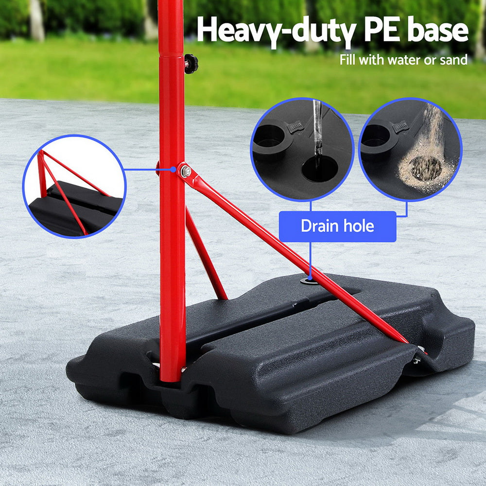 Everfit 1.6M Kids Basketball Hoop Stand System Portable