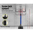 Everfit 3.05M Basketball Hoop Stand System Adjustable Height Portable Pro Blue-6