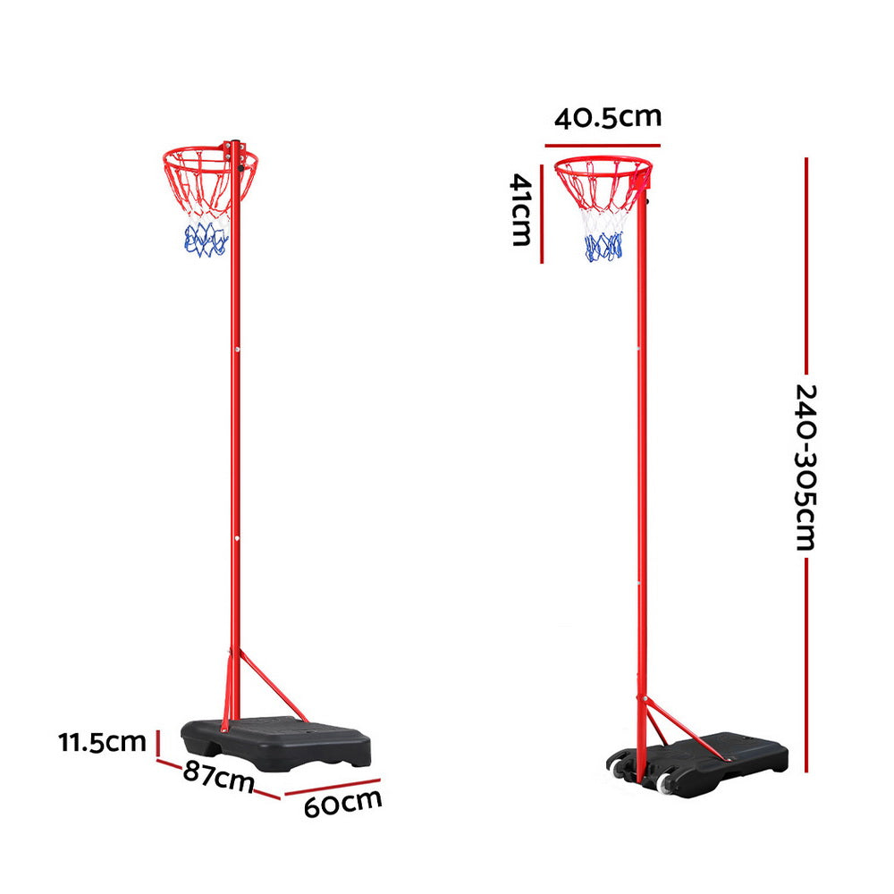 Everfit 3.05M Basketball Hoop Stand System Net Ring - 0